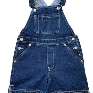 Tommy Hilfiger Kids denim short overalls size 6 with free top